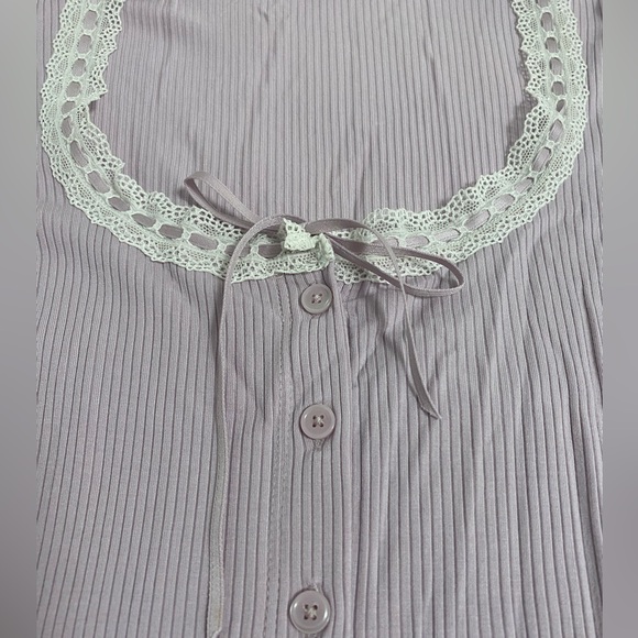 Aritzia Wilfred Booklet Longsleeve Top in Cloudy Lilac XS - Picture 3 of 6